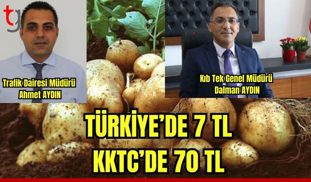 Türkiye'de 7 TL KKTC'de 70 TL