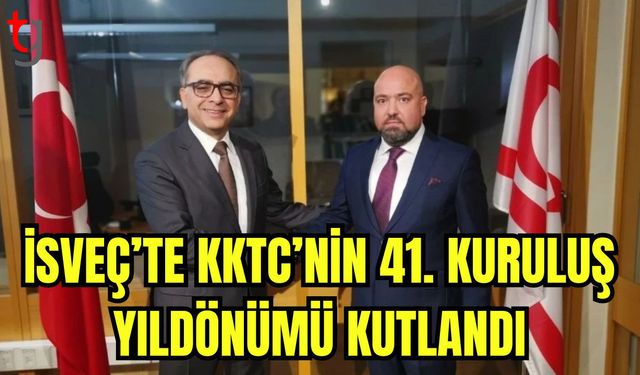 İsveç'te KKTC'nin 41. Kuruluş yıldönümü kutlandı