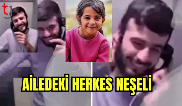 Ailedeki herkes neşeli