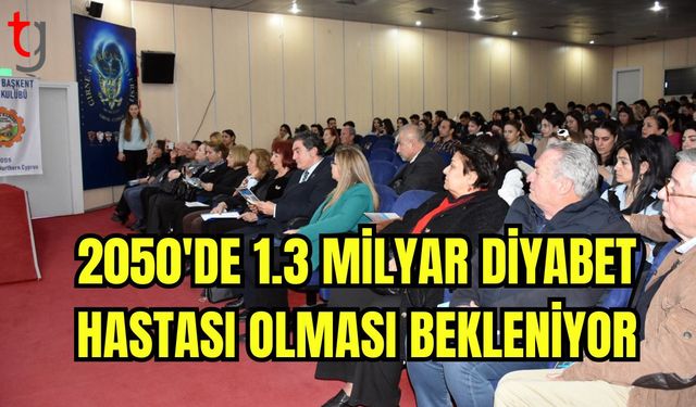 2050'de; 1.3 milyar diyabet hastası olması bekleniyor