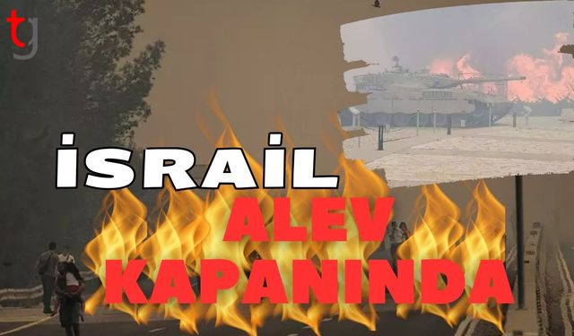 İsrail alev kapanında