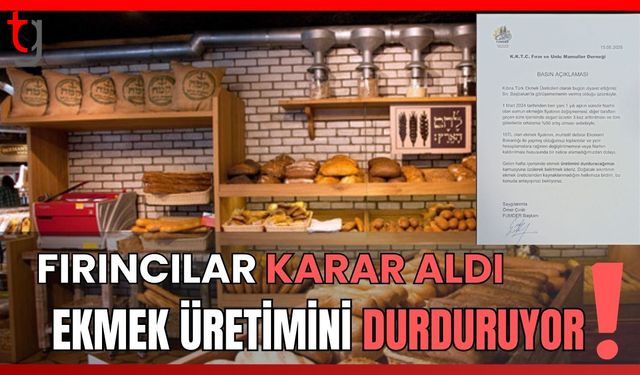 Fırıncılar karar aldı: Ekmek üretimini durduruyor