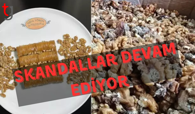 Ünlü baklavacının kurtlu ceviz skandalı büyüyor!