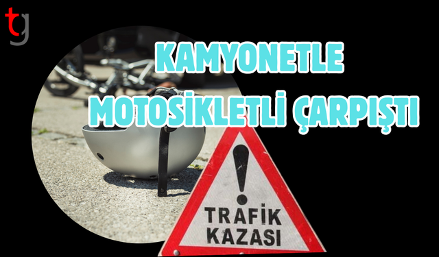 Gazimağusa’da kamyonet ile motosiklet çarpıştı: İki kişi yaralandı