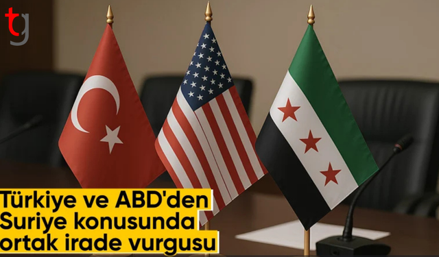 Suriye Çalışma Grubuna ilişkin Türkiye-ABD Ortak Açıklaması yapıldı