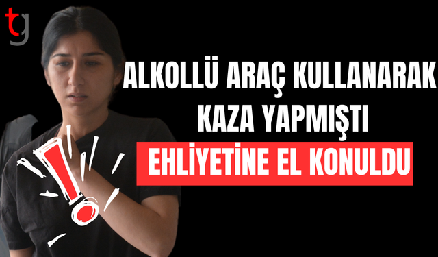 Alkollü araç kullanan zanlının ehliyetine el kondu