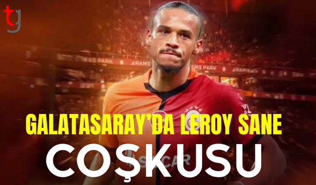 Galatasaray'ın yeni transferi Leroy Sane İstanbul'da!