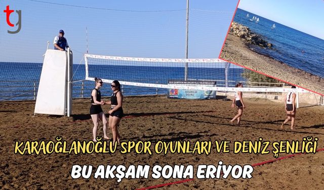Karaoğlanoğlu Spor Oyunları ve Deniz Şenliği bu akşam sona eriyor