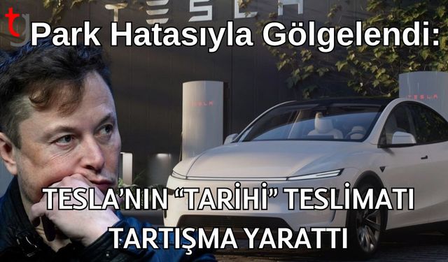 Park Hatasıyla Gölgelendi: Tesla’nın “Tarihi” Teslimatı Tartışma Yarattı