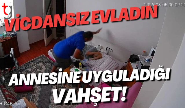 Vicdansız evladın annesine uyguladığı vahşet!