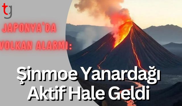 Japonya’da Volkan Alarmı: Şinmoe Yanardağı Aktif Hale Geldi