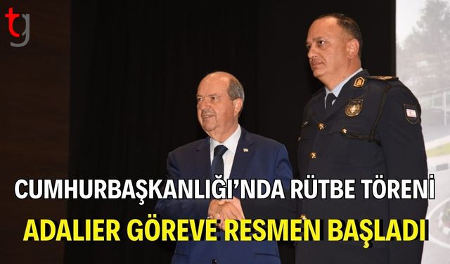 Cumhurbaşkanlığı’nda Rütbe Töreni: Adalıer Göreve Resmen Başladı