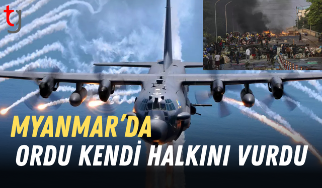 Myanmar'da ordudan hava saldırısı: 32 ölü
