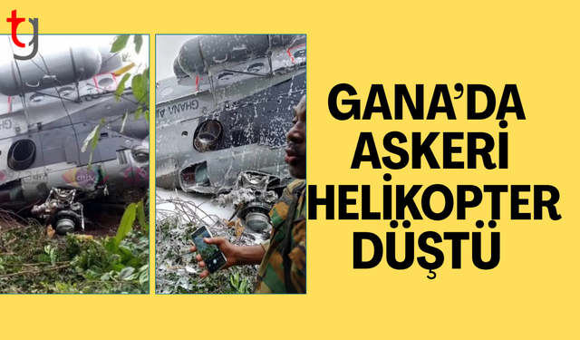 Gana'da askeri helikopter düştü: 8 ölü