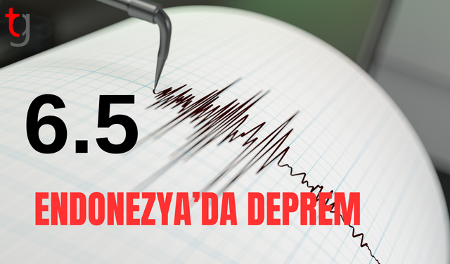 Endonezya'da 6.5 büyüklüğünde deprem