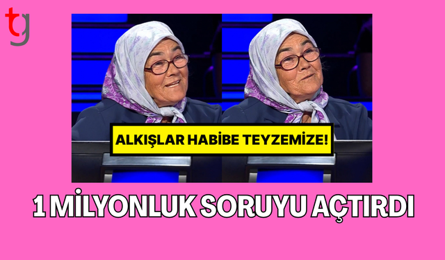 Kim Milyoner Olmak İster'de Habibe Teyze İzleyenleri Şaşırttı