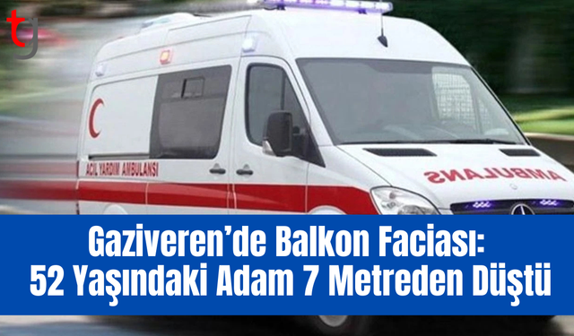 Gaziveren’de Apartman Balkonu Kazası