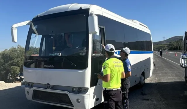 Manisa’da servis araçlarına sıkı denetim