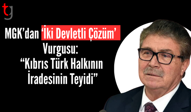 MGK’dan ‘İki Devletli Çözüm’ Vurgusu