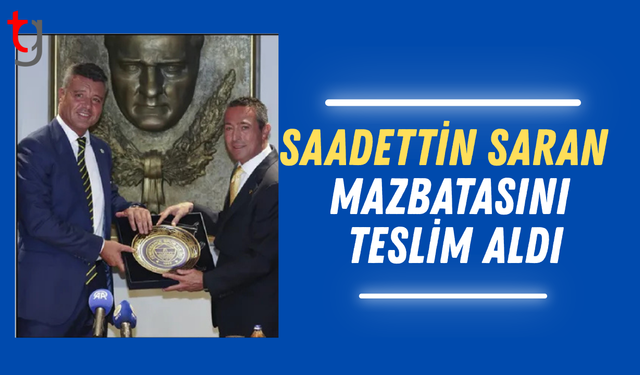 Saadettin Saran mazbatasını teslim aldı