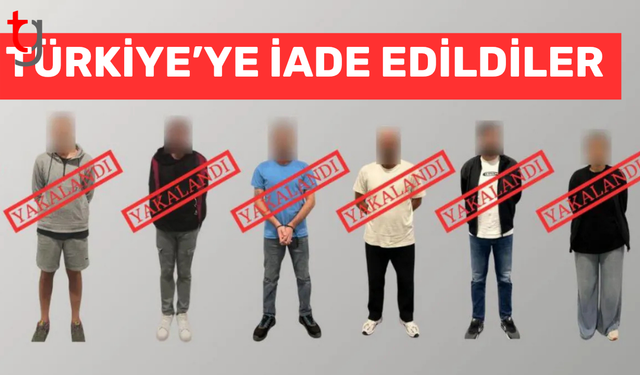 Kırmızı bültenle aranan 9 suçlu Türkiye'ye iade edildi
