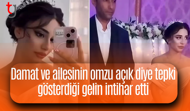 Damat ve ailesinin omzu açık diye tepki gösterdiği gelin int*har etti