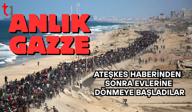 İsrail'in çekilmesi sonrası Gazzeliler evlerine dönmeye başladı