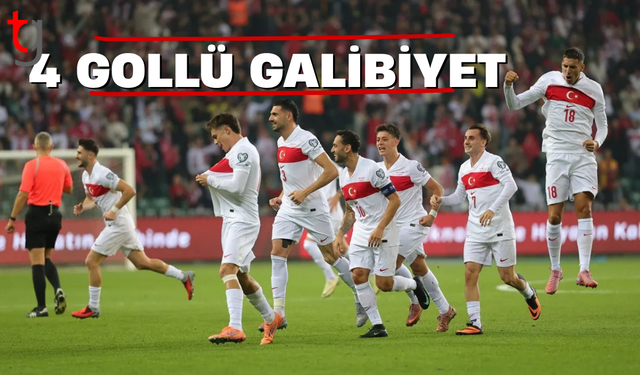 A Milli Futbol Takımı, Gürcistan'a 4 attı!
