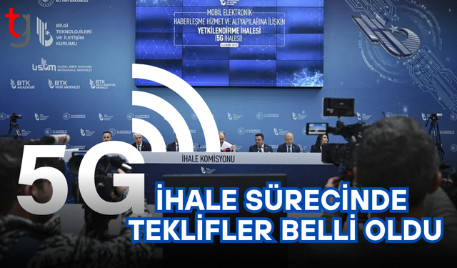 5G ihale sürecinde teklifler belli oldu: İşte en yüksek teklifi verenler