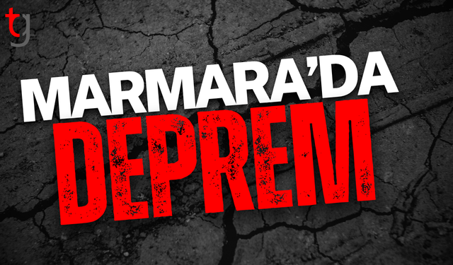 Marmara'da 5 büyüklüğünde deprem