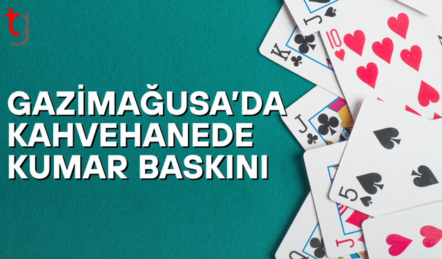 Gazimağusa’da kahvehanede kumar baskını