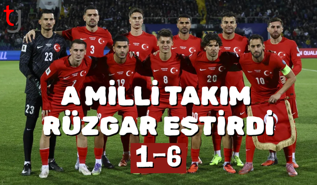 A Milli Takımı, Bulgaristan'a gol oldu yağdı