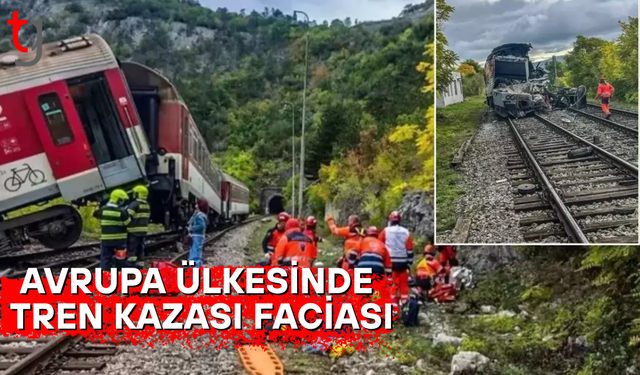 Avrupa ülkesinde tren kazası faciası!