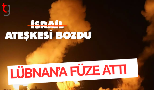 10'dan fazla füze atıldı, şiddetli patlamalar yaşandı