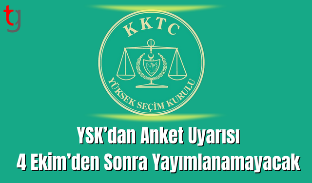 YSK’dan Seçim Anketleri Uyarısı: 4 Ekim’den Sonra Yayımlanamayacak