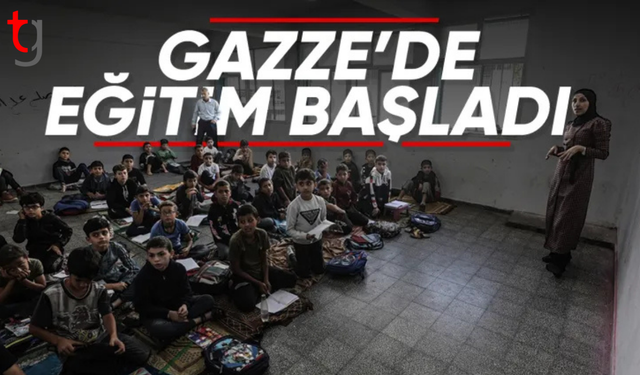 Gazze’de BM okullarında eğitim yeniden başladı