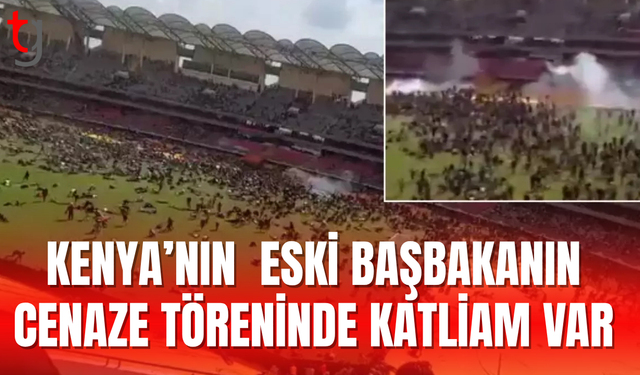 Eski Başbakan Raila Odinga'nın cenaze töreninde katliam