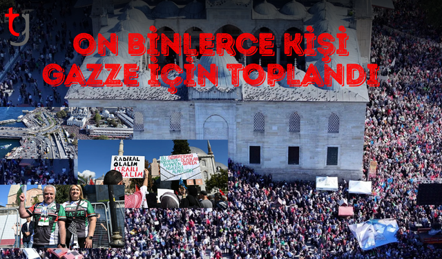 İstanbul, Ankara ve İzmir'de binlerce kişi Gazze için yürüyor