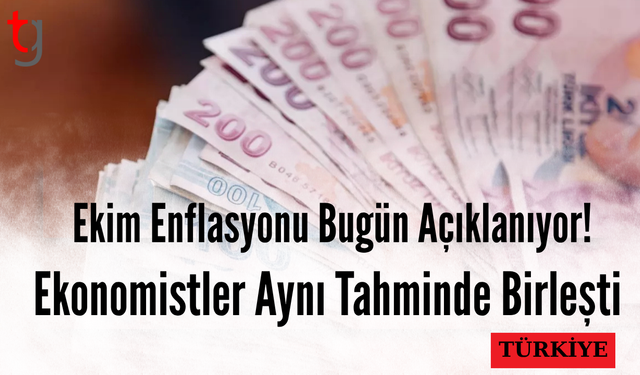 Ekim enflasyonu bugün açıklanıyor! Ekonomistler aynı tahminde birleşti