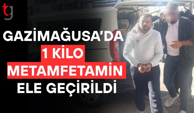 1 kilo metamfetamin ile yakalandı