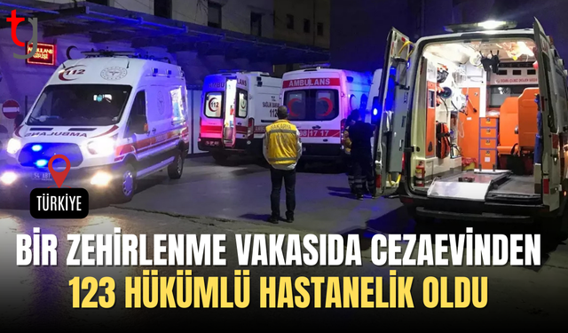 Bir zehirlenme vakası da cezaevinden!