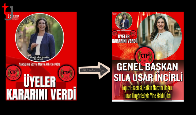CTP  YENİ GENEL BAŞKANI SILA USAR İNCİRLİ...
