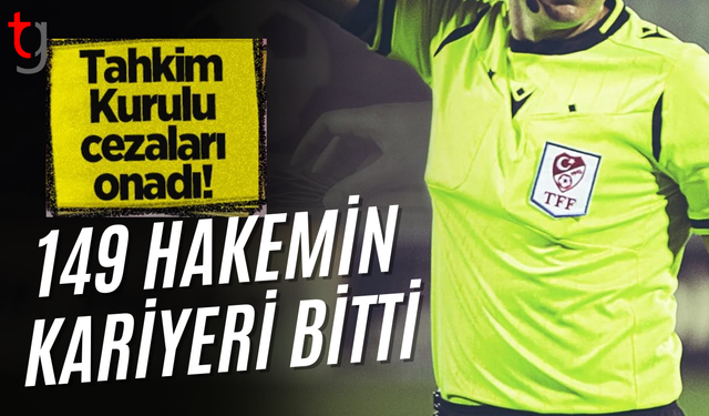 TFF'den, bahis cezası alan 67 hakemin itirazına ret