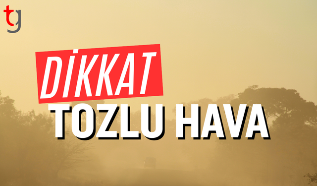 KKTC'de tozlu hava uyarısı: Görüş mesafesi azalıyor