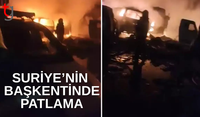 Suriye'nin başkenti Şam'da şiddetli patlamalar