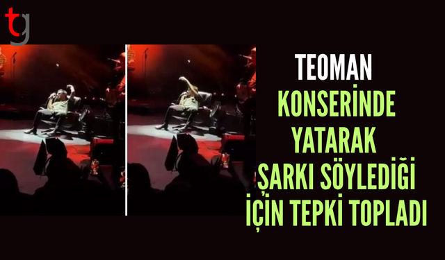 Konserinde böyle şarkı söyledi, tepki yağdı