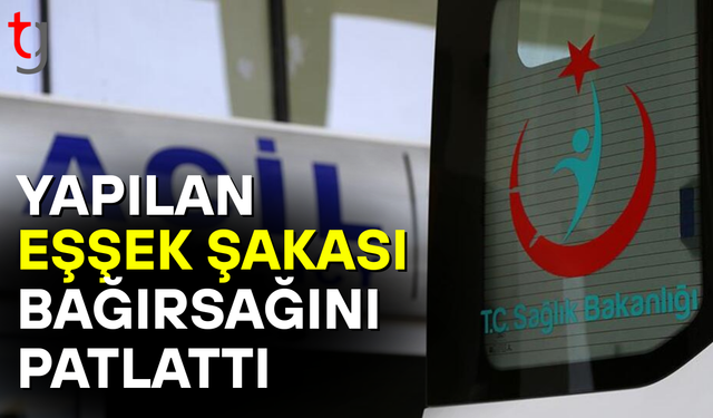 Bolu'da kompresörle hava verilen işçinin kalın bağırsağı patladı