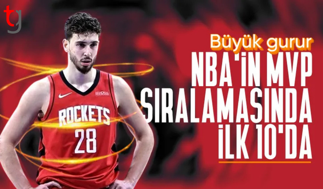 Alperen Şengün, NBA'in MVP sıralamasında ilk 10'da