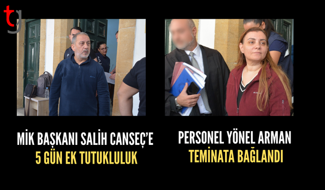 MİK BAŞKANI SALİH CANSEÇ’E 5 GÜN EK TUTUKLULUK  YÖNEL ARMAN TEMİNATA BAĞLANDI