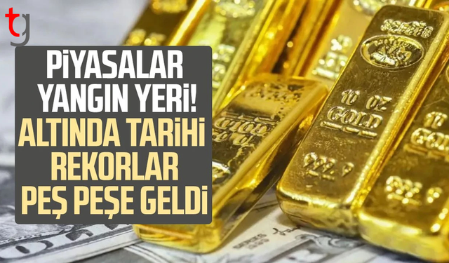 Altın ve gümüş durdurulamıyor;Rekordan rekora